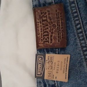 EDWIN INTERNATIONAL LA Slim Leg  Jeans Women Size 14 (33W 30L)